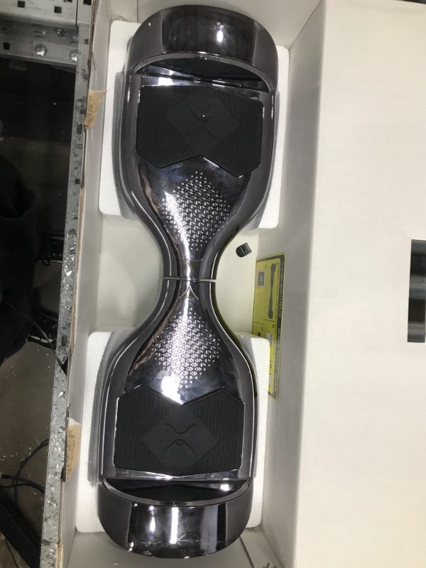 Photo 3 of *Tested* Hover-1 Helix Electric Hoverboard | 7MPH Top Speed, 4 Mile Range, 6HR Full-Charge, Built-in Bluetooth Speaker, Rider Modes: Beginner to Expert Helix Gun Metal