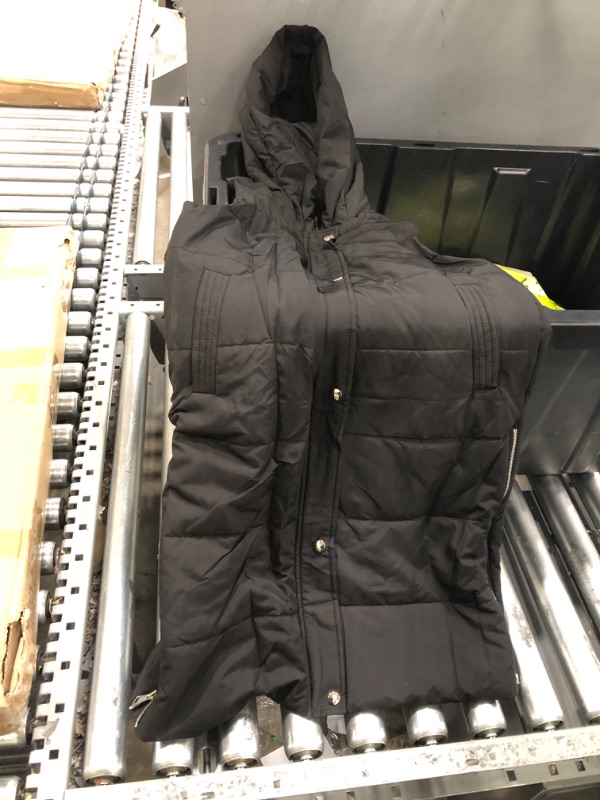 Photo 1 of inorin girls down vest stand collar with hoodie outerwear gilet pockets black