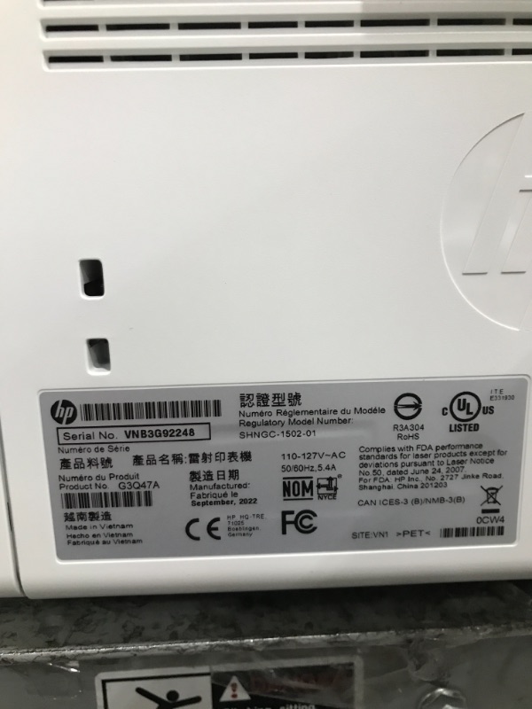 Photo 5 of HP LaserJet Pro M203dw Wireless Monochrome Printer with built-in Ethernet & 2-sided printing, works with Alexa (G3Q47A)