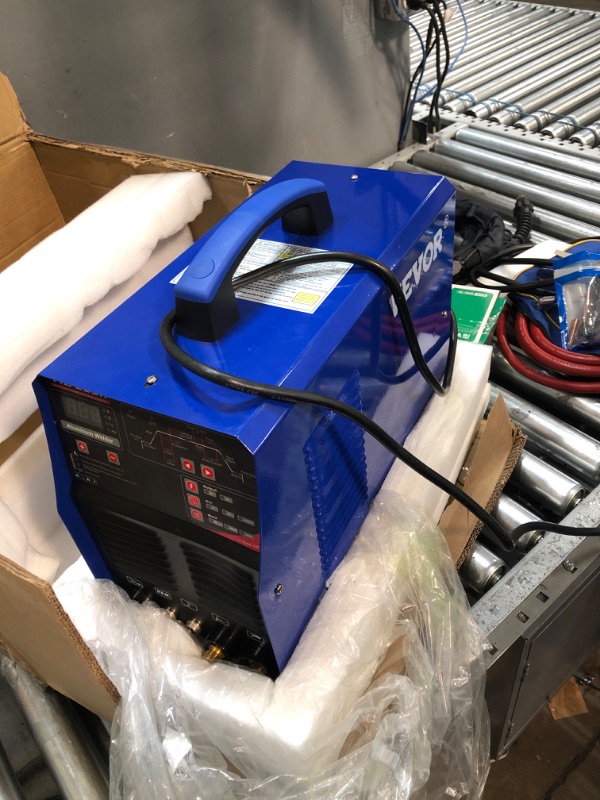 Photo 3 of VEVOR TIG Welder AC/DC, 3 in 1 TIG/MMA/ARC Welding Machine with 110/220V Dual Voltage, 200A Aluminum MMA Welder w/Inverter IGBT and Digital Panel, Multiprocess ARC Welder