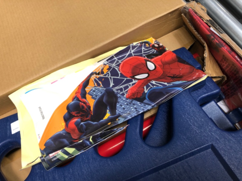 Photo 3 of Delta Children Plastic Toddler Bed, Marvel Spider-Man Spider-Man Bed