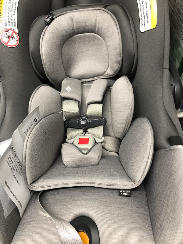 Photo 3 of Chicco KeyFit 35 ClearTex Infant Car Seat - Cove | Grey With ClearTex® No Chemicals Cove/Grey