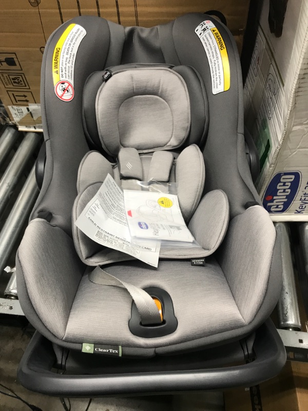 Photo 2 of Chicco KeyFit 35 ClearTex Infant Car Seat - Cove | Grey With ClearTex® No Chemicals Cove/Grey