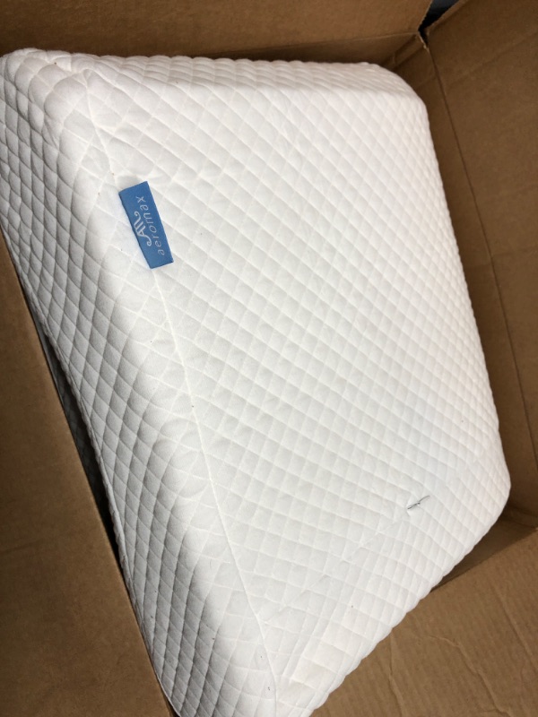 Photo 3 of AM AEROMAX 32" King Size Contour Memory Foam Pillow, Cervical Pillow for Neck Pain Relief, Neck Orthopedic Sleeping Pillows for Side, Back and Stomach Sleepers King - 32Lx16Wx(5"-5.5")H White