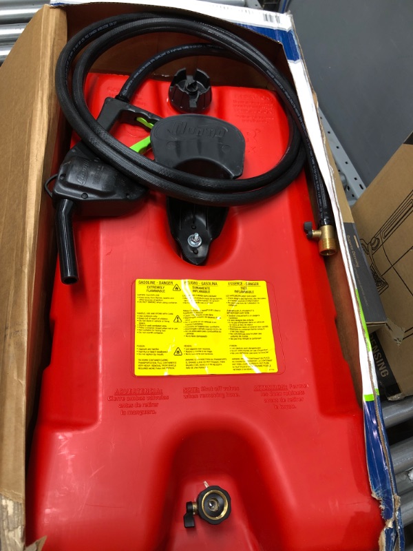 Photo 1 of *** UNABLE TO TEST *** Scepter USA 6792 Duramax 14 Gallon Flo-N-Go Fuel Caddy, Red Fuel Caddy 