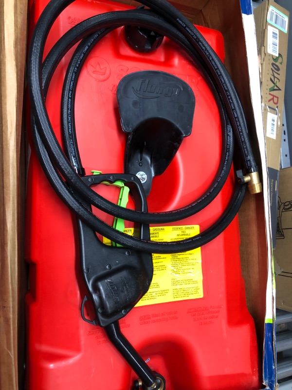 Photo 2 of *** UNABLE TO TEST *** Scepter USA 6792 Duramax 14 Gallon Flo-N-Go Fuel Caddy, Red Fuel Caddy 