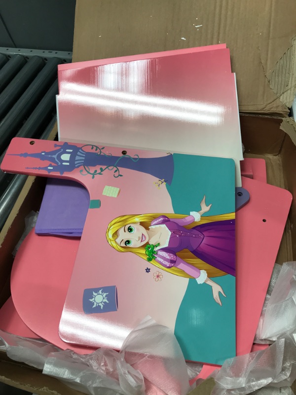 Photo 2 of Delta Children Chair Desk with Storage Bin, Disney Princess Chair Desk Disney Princess