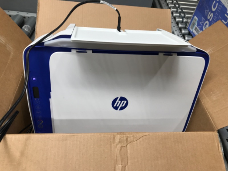 Photo 2 of HP DeskJet 2622 All-in-One Compact Printer, Works with Alexa - White (V1N07A) Printer Only