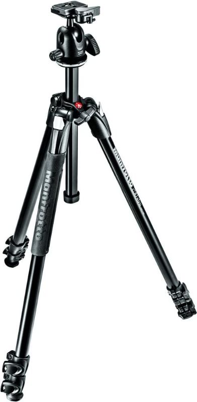 Photo 1 of Manfrotto 290 Xtra Aluminum 3-Section Tripod Kit with Ball Head (MK290XTA3-BHUS) 