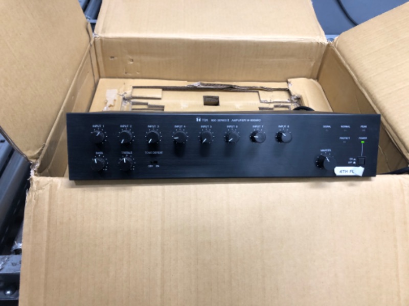 Photo 3 of **PARTS ONLY**NOT COMPLETE**
TOA M-900MK2 M5lar 8-Channel Mixer/Pre-Amplifier For Paging, Background/Foreground Music Distribution and Music/Messaging-on-hold; Individual Channel a4aster Volume Controls