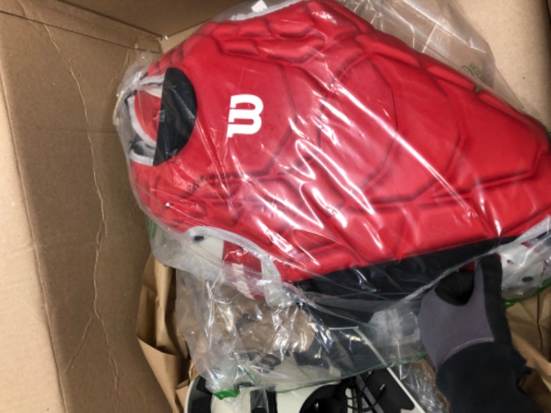 Photo 4 of WILSON EvoShield EZ Gear 2.0 Catcher's Gear Kit - Scarlet, Large/X-Large