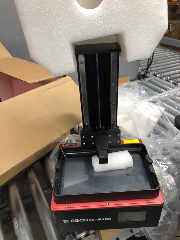 Photo 1 of ELEGOO Saturn 8K MSLA 3D Printer, UV Resin Photocuring Printer with 10-Inch 8K Monochrome LCD, Matrix UV Light Source, 219 x 123 x 210 m³ / 8.62 x 4.84 x 8.27 in³2Large Printing Size
