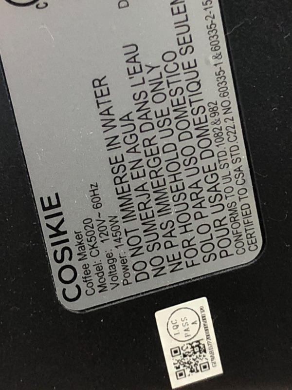 Photo 9 of COSIKIE Espresso Machine, Expresso Machines with Grinder, Cappuccino Machine, Stainless steel 20 Bar Espresso Coffee Maker, Professional Home Barista Espresso Maker With Steamer and 95 oz Water Tank