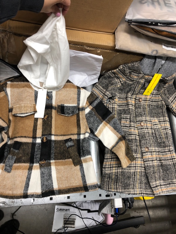 Photo 1 of 2pk- size 2-3Y - SHEIN KIDS PLAID WINTER JACKET/COAT 