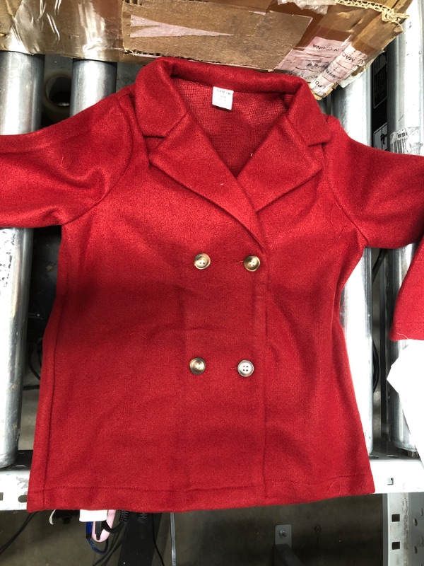 Photo 1 of SIZE 2-3Y SHEIN KIDS GIRLS WINTER COAT red 