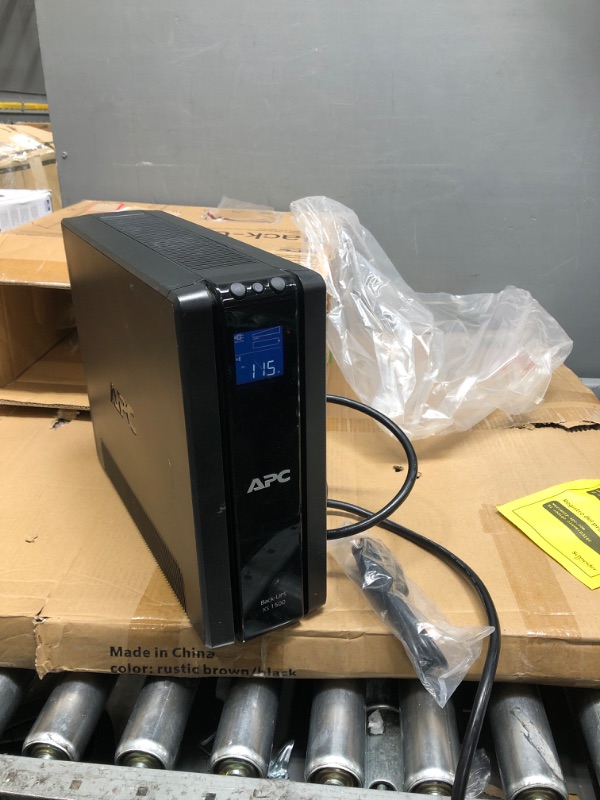 Photo 2 of APC UPS 1500VA UPS Battery Backup & Surge Protector BX1500M Backup Battery Power Supply AVR Dataline Protection
