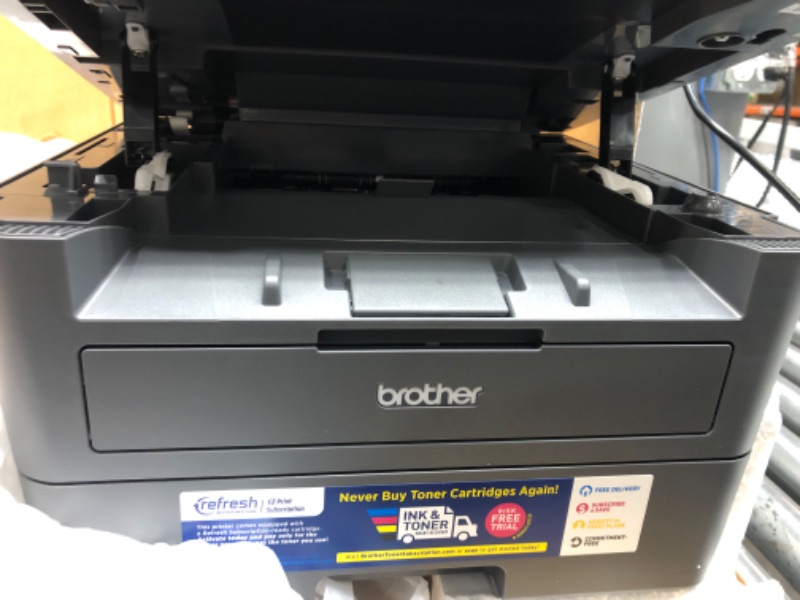 Photo 5 of Brother Monochrome Laser Printer, Compact Multifunction Printer and Copier, DCPL2550DW, Refresh Subscription and Amazon Dash Replenishment Ready, Black New Model: DCPL2550DW