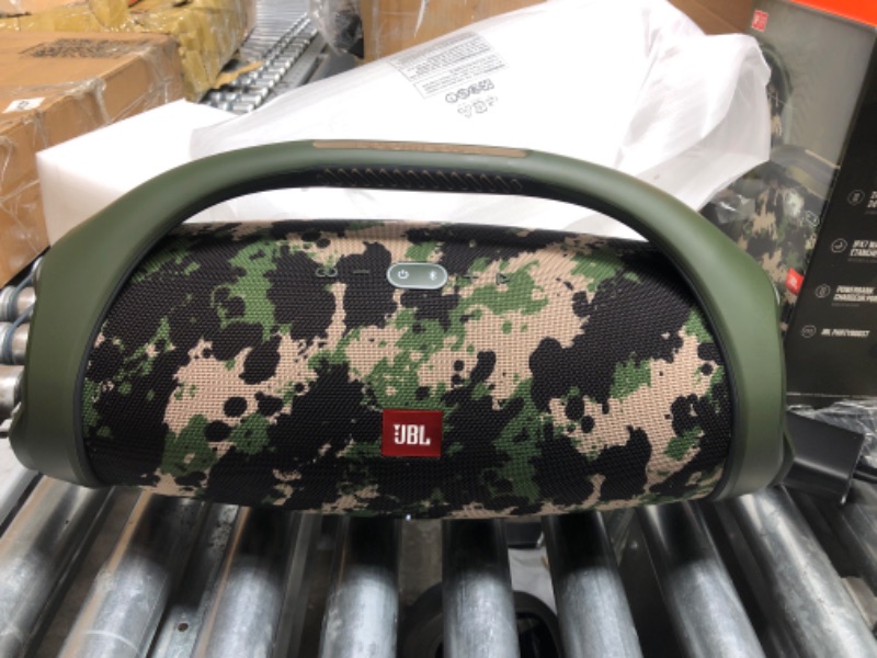 Photo 2 of JBL Boombox 2 - Portable Bluetooth Speaker, Powerful Sound and Monstrous Bass, IPX7 Waterproof, 24 Hours of Playtime, Speaker for Home and Outdoor (Camo)