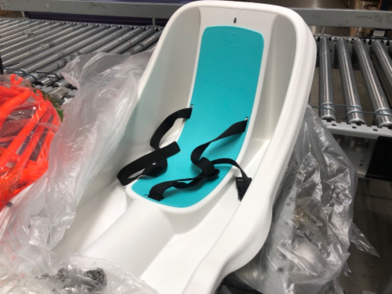 Photo 1 of Gizmo Riders Baby Rider Toddler Sled- Pull Snow Sleigh for Babies and Infants with Tow Strap and 3-Point Safety Harness, Holds 55lbs, Ages 6 Months and Up Ice Blue