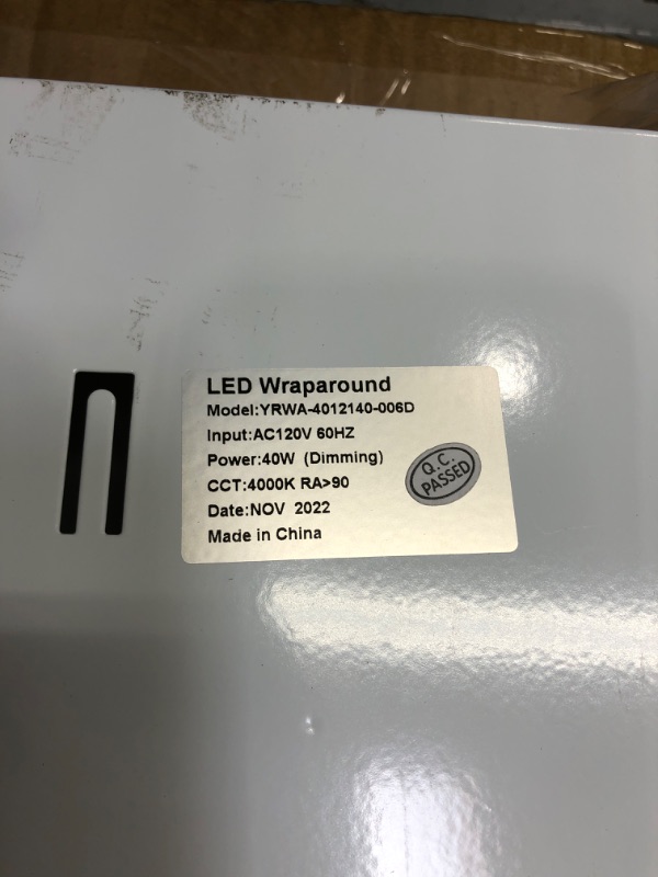 Photo 3 of  FMLWL 48 840 LED Flush Mount Wraparound Light, 4-Foot, 4000k | Bright White
