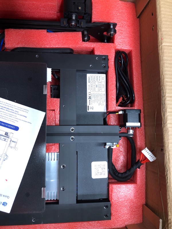 Photo 5 of LGT Longer LK5 Pro 3D Printer Upgraded with Dual Blower Kit, Large Print Size 11.8"x11.8"x15.7"(300x300x400mm), Open Source, Removable Lattice Glass Platform, Diagonal Rod and Resume Printing, DIY