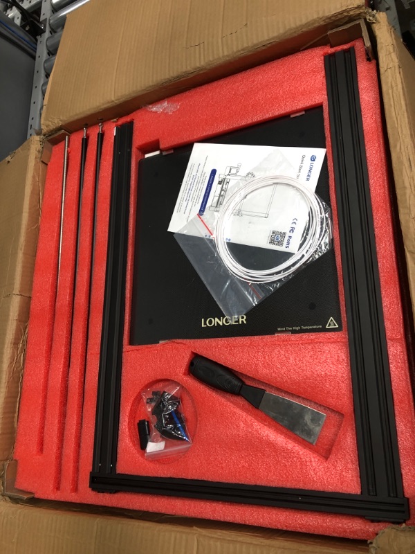 Photo 2 of LGT Longer LK5 Pro 3D Printer Upgraded with Dual Blower Kit, Large Print Size 11.8"x11.8"x15.7"(300x300x400mm), Open Source, Removable Lattice Glass Platform, Diagonal Rod and Resume Printing, DIY