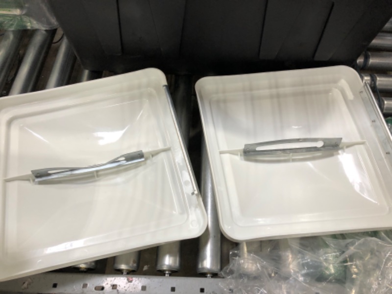 Photo 4 of  USED Camp'N 14" Universal RV, Trailer, Camper, Motorhome Roof Vent Cover - Vent Lid Replacement (White 2 Pack)
