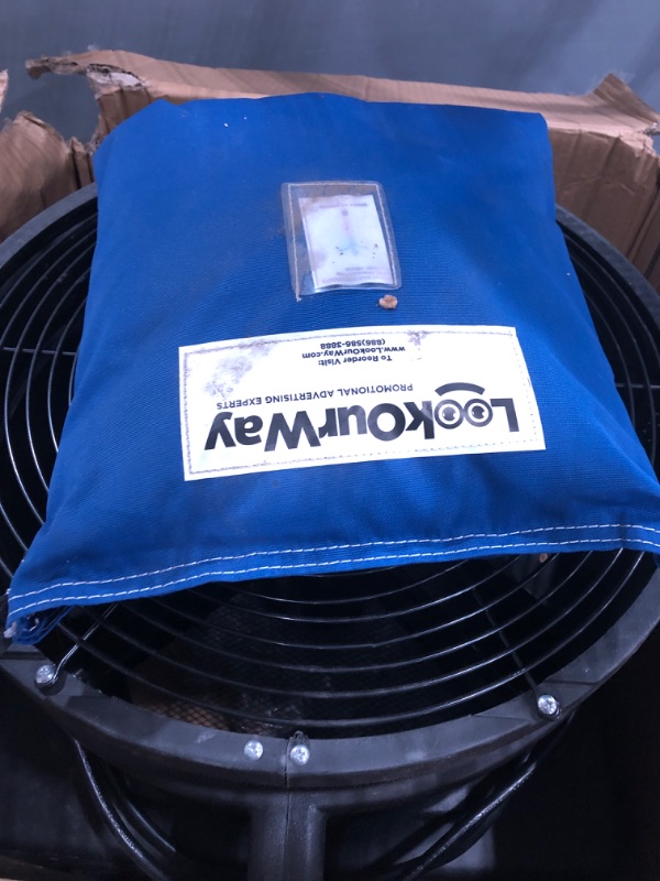 Photo 1 of LookOurWay Air Dancers Inflatable Tube Man Set, 20 Feet Wacky Waving Inflatable Tube Guy with 1 HP Blower for Stand Out Advertising (American Flag)