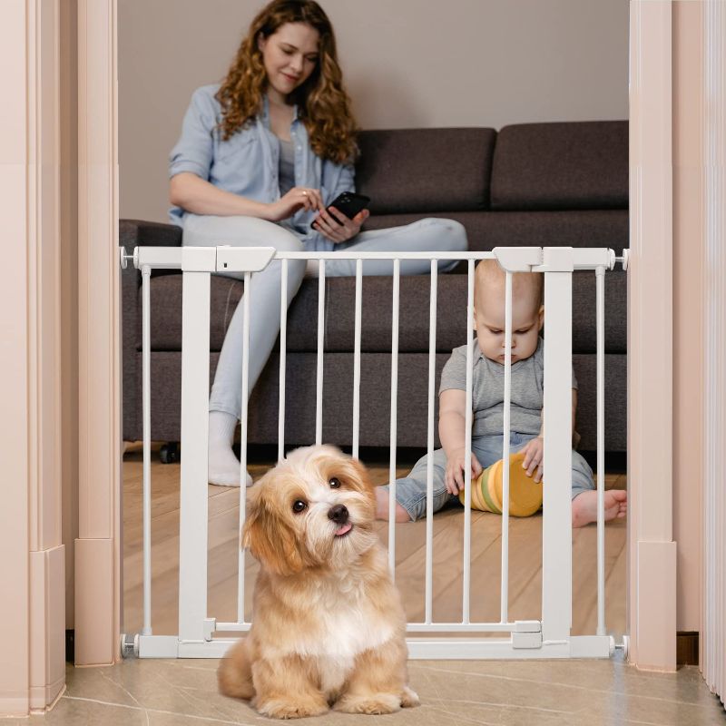 Photo 1 of KBYTDREAM Metal Baby Gate Extension?White?2.8 Inch