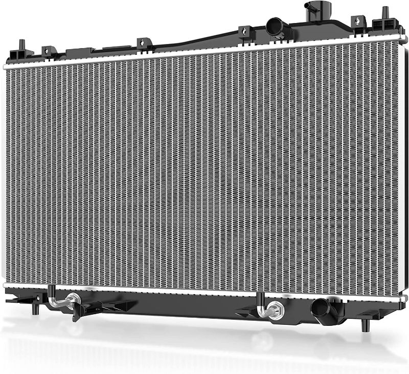 Photo 1 of AUTOSAVER88 Radiator Compatible with Honda Civic Aluminum Radiator ENG D17?A1/A2/A6/A7, 19010-PLM-A01, 19010-PLM-A51, 19010-PMM-A51?19010-PMM-A52
