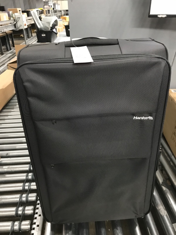 Photo 2 of **NEW** SMALL CUT ON HANDLE** Hanke 28" Softside Expandable Carry on Luggage with Spinner Wheels, Lightweight upright 