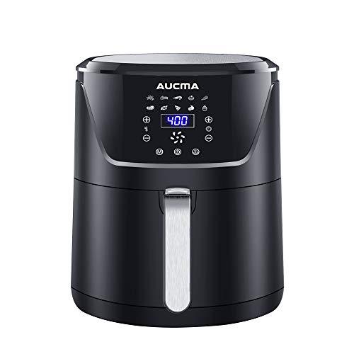 Photo 1 of Aucma Air Fryer, 6.3 QT Air Fryer Oven, Healthy Cooker with Preset Keep Warm Dehydrates & Ferment Functions, Digital Touchscreen and Nonstick Basket, 1800W
