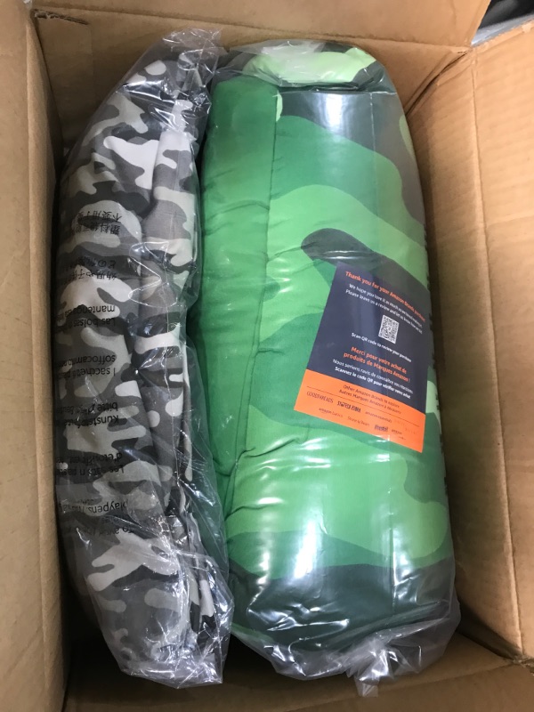 Photo 2 of Amazon Basics Kids Easy-Wash Microfiber Bed-in-a-Bag Bedding Set - Twin, Camo Crew Camo Crew Twin Bedding Set