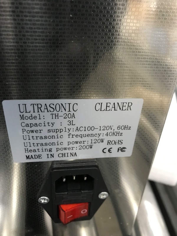 Photo 4 of *NOT exact stock photo, use for reference*
VEVOR Professional Ultrasonic Cleaner