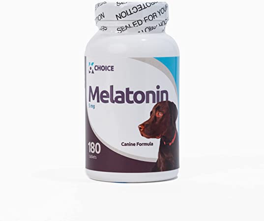 Photo 1 of *EXPIRES Aug 2023*
K9 Choice 5mg Melatonin Chewable Tablets - 180ct Bottle, Specially Formulated Melatonin for Dogs
