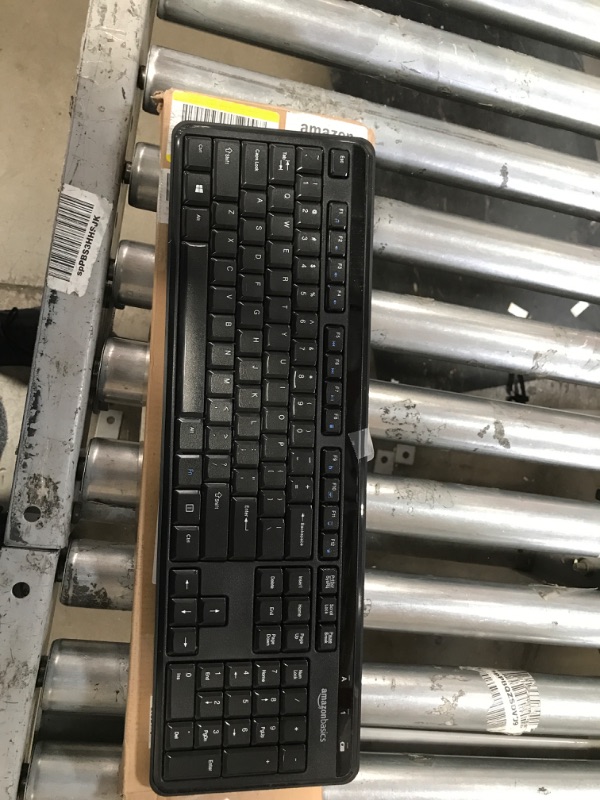 Photo 2 of Amazon Basics Wireless Keyboard-Quiet and Compact-US Layout (QWERTY)