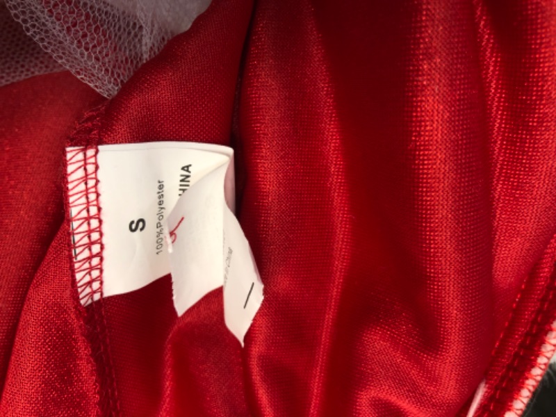 Photo 1 of CHRISTMAS HOODED DRESS RED, SMALL