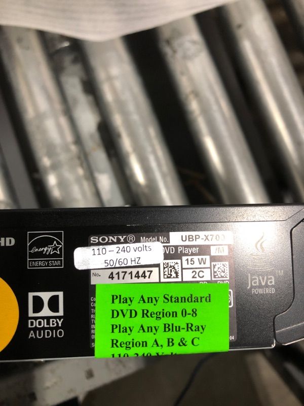 Photo 4 of ***Player Only**SONY UBP- X700M 4K ULTRA HD HOME THEATER STREAMING BLU-RAY™ PLAYER