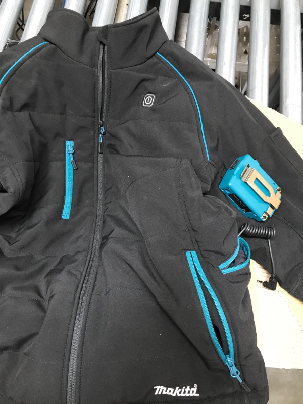 Photo 2 of Makita DCJ205ZL 18V LXT Heated Jacket, Only (Black, L), Size Large