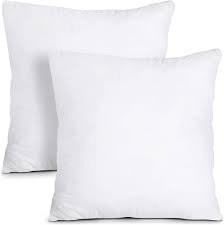 Photo 1 of 26" x 26" White Pillow, 2 Pack