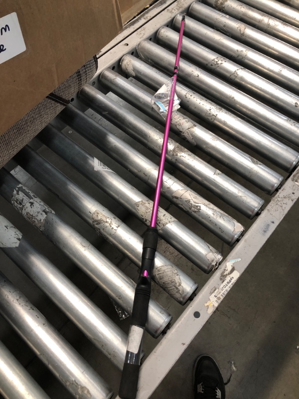 Photo 1 of **1 PIECE**
Zebco 33 Spincast Reel and 1-Piece Fishing Rod Combo, Comfortable EVA Handle, Quickset Anti-Reverse Fishing Reel with Bite Alert - Spincast - Pink