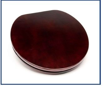 Photo 1 of bath decor slow close natural wood with metal release