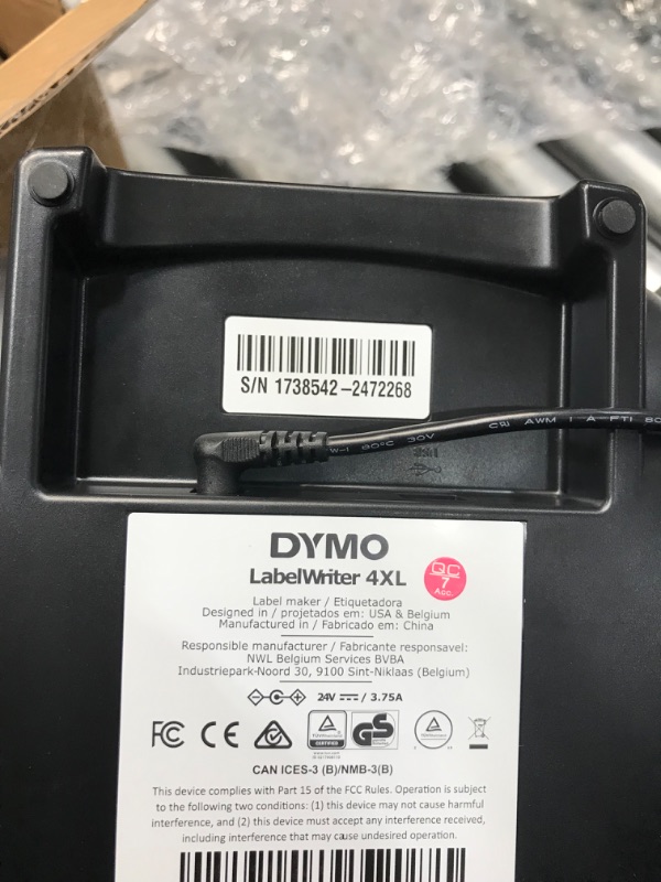 Photo 2 of DYMO 1755120 LabelWriter 4XL Thermal Label Printer 4XL Machine