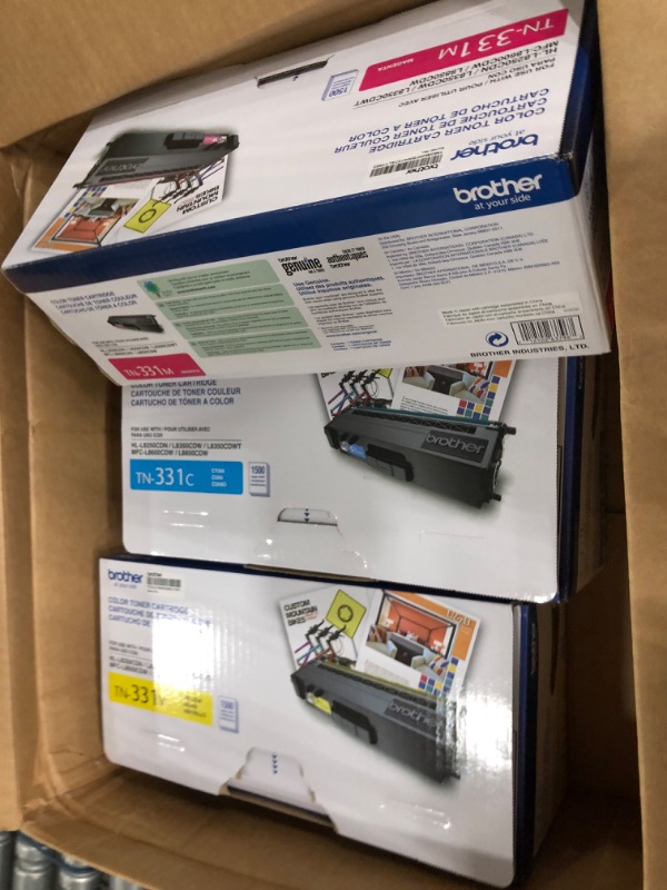 Photo 5 of Brother TN-331C DCP-L8400 L8450 HL-L8250 L8350 MFC-L8600 L8650 L8850 Toner Cartridge (Cyan) in Retail Packaging. Cyan 1 Pack