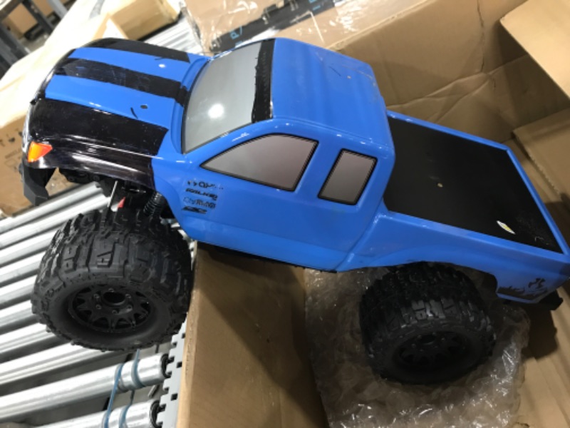 Photo 2 of Axial RC Truck 1/10 SCX10 III Base Camp 4WD Rock Crawler Brushed RTR (Batteries and Charger Not Included), Blue, AXI03027T1