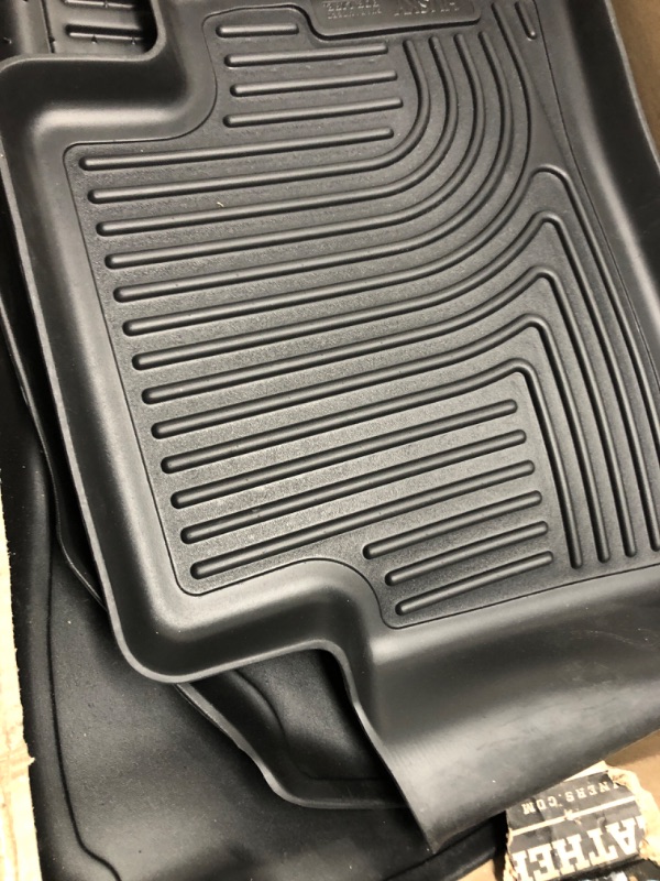 Photo 2 of Husky Liners Weatherbeater Series | Front & 2nd Seat Floor Liners - Black | 98991 | Fits 2016-2022 Toyota Prius, 2017-2021 Toyota Prius Prime 3 Pcs