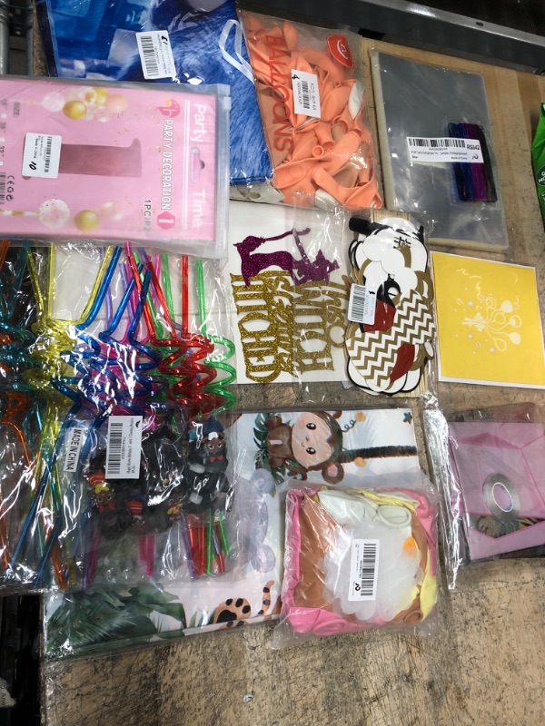 Photo 1 of 11 PIECE PARTY SUPPLIES BUNDLE