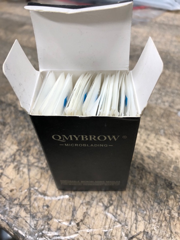 Photo 1 of 16 Curved Microblades U Sharp 0.20mm Micro Eyerbrow Tattoo Needles - QMYBROW 16 U