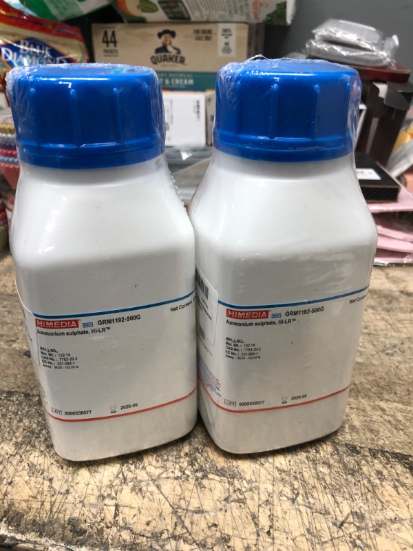 Photo 2 of *EXP:06/2026* 2 PACK HiMedia GRM1192-500grms Ammonium Sulphate, Extra Pure, 500grms