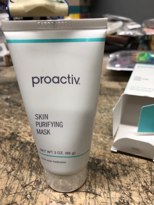 Photo 2 of *EXP: 2/2024* Proactiv Skin Purifying Acne Face Mask and Acne Spot Treatment - Detoxifying Facial Mask with 6% Sulfur 3 Oz 90 Day Supply